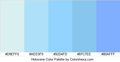 Holocene Color Colors Logo