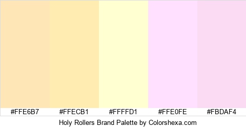 Holy Rollers Brand Colors Logo