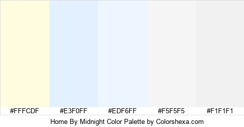 Home By Midnight Color Colors Logo