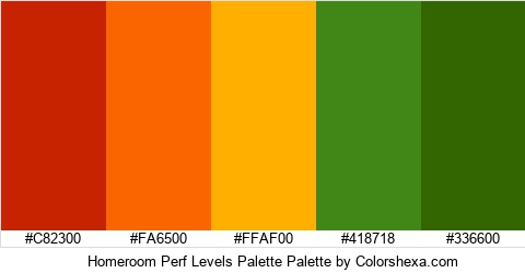 Homeroom Perf Levels Palette Colors Logo