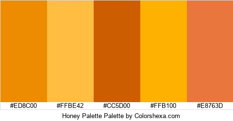 Honey Palette Colors Logo