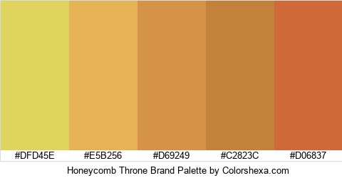 Honeycomb Throne Brand Colors Logo