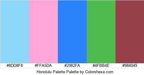 Honolulu Palette Colors Logo