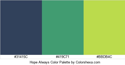 Hope Always Color Colors Logo