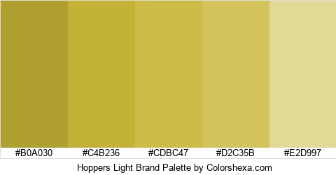 Hoppers Light Brand Colors Logo