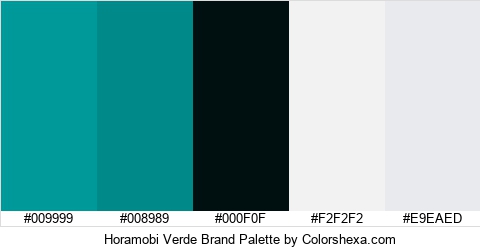 Horamobi Verde Brand Colors Logo