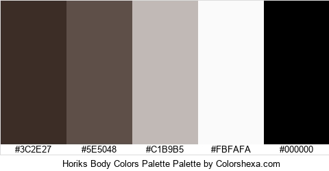 Horiks Body Colors Palette Colors Logo