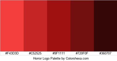 Horror Logo Colors Logo
