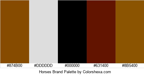Horses Brand Colors Logo