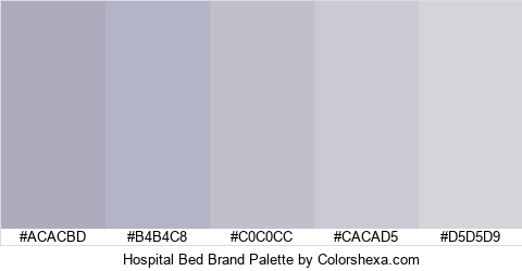Hospital Bed Brand Colors Logo