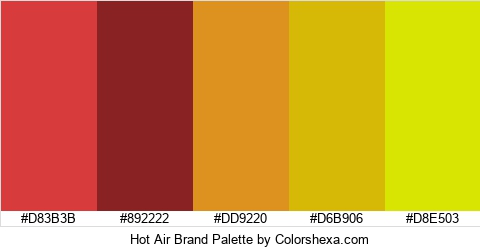 Hot Air Brand Colors Logo