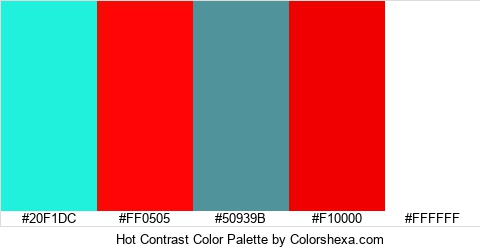 Hot Contrast Color Colors Logo