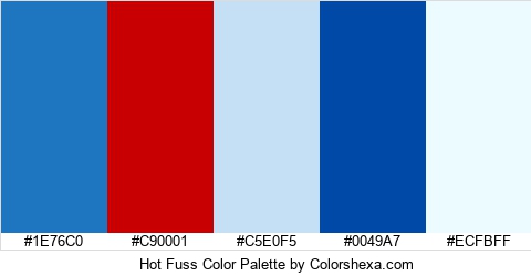 Hot Fuss Color Colors Logo