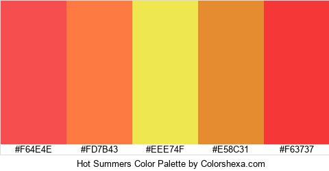 Hot Summers Color Colors Logo