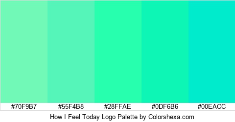 How I Feel Today Logo Colors Logo