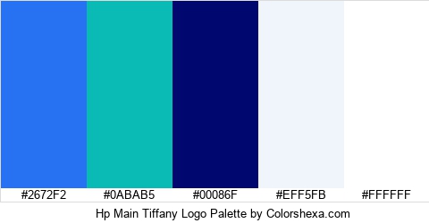 Hp Main Tiffany Logo Colors Logo