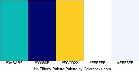 Hp Tiffany Palette Colors Logo