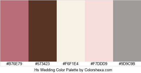 Hs Wedding Color Colors Logo