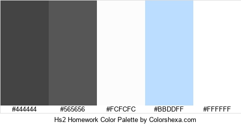 Hs2 Homework Color Colors Logo
