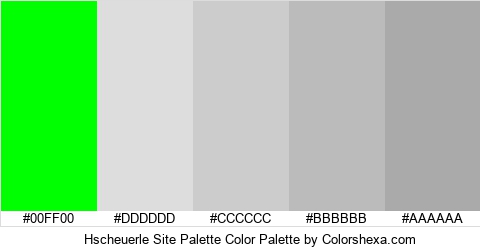 Hscheuerle Site Palette Color Colors Logo