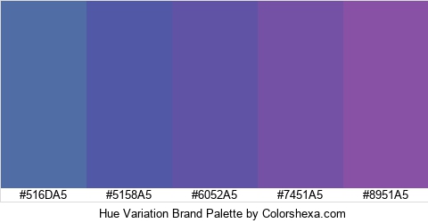 Hue Variation Brand Colors Logo