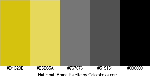 Huffelpuff Brand Colors Logo