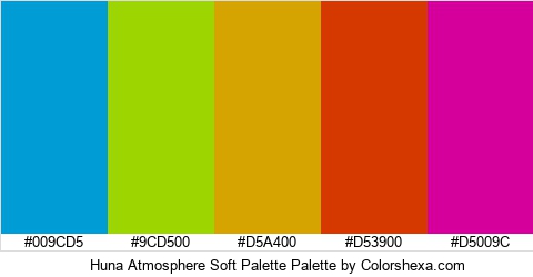 Huna Atmosphere Soft Palette Colors Logo