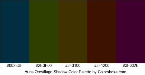 Huna Orcvillage Shadow Color Colors Logo