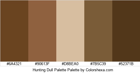Hunting Dull Palette Colors Logo
