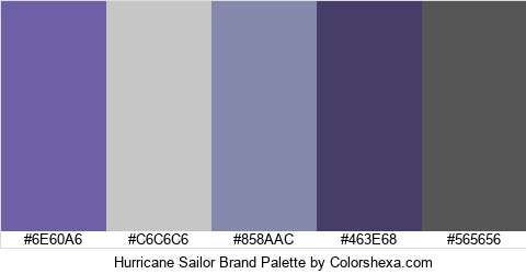 Hurricane Sailor Brand Colors Logo