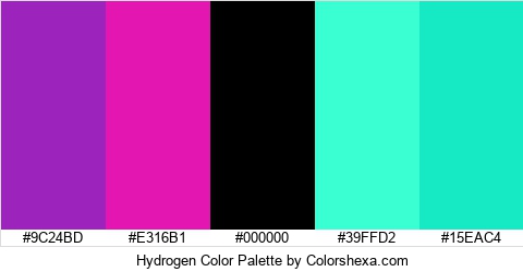 Hydrogen Color Colors Logo