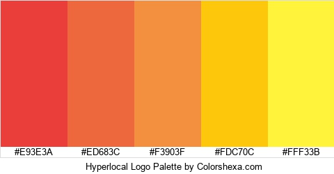 Hyperlocal Logo Colors Logo
