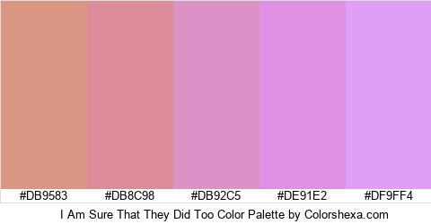 I Am Sure That They Did Too Color Colors Logo