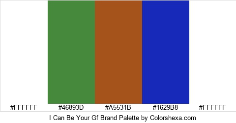 I Can Be Your Gf Brand Colors Logo
