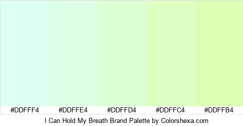 I Can Hold My Breath Brand Colors Logo