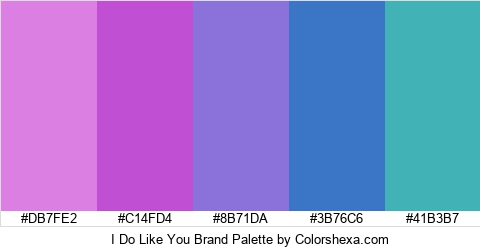 I Do Like You Brand Colors Logo
