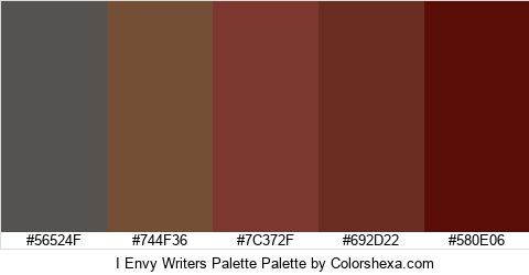 I Envy Writers Palette Colors Logo