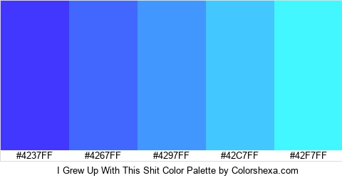 I Grew Up With This Shit Color Colors Logo