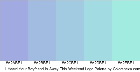 I Heard Your Boyfriend Is Away This Weekend Logo Colors Logo