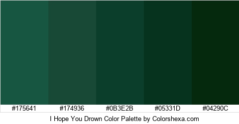 I Hope You Drown Color Colors Logo