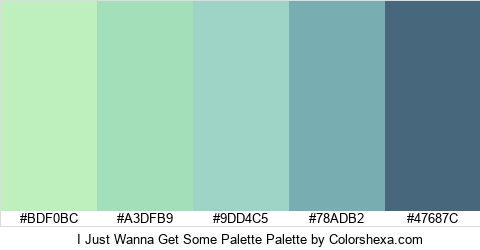 I Just Wanna Get Some Palette Colors Logo