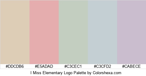 I Miss Elementary Logo Colors Logo