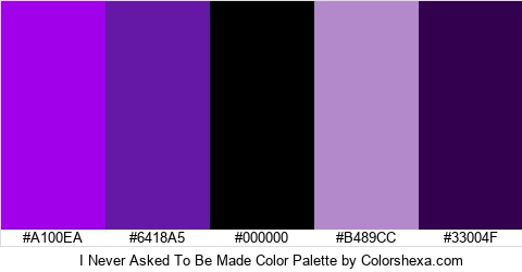 I Never Asked To Be Made Color Colors Logo