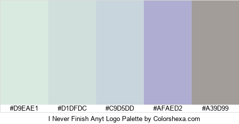 I Never Finish Anyt Logo Colors Logo