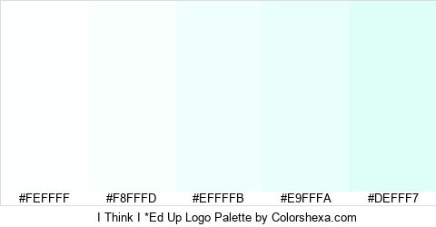 I Think I *Ed Up Logo Colors Logo