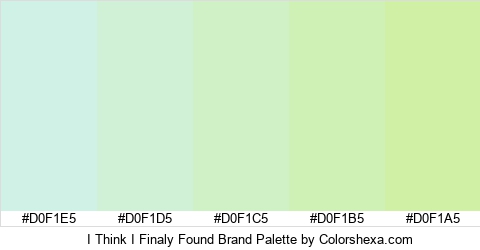 I Think I Finaly Found Brand Colors Logo