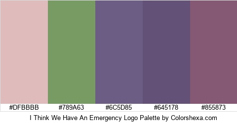 I Think We Have An Emergency Logo Colors Logo