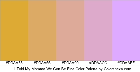 I Told My Momma We Gon Be Fine Color Colors Logo