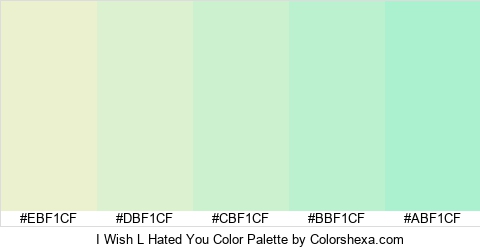I Wish L Hated You Color Colors Logo