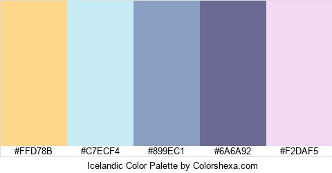 Icelandic Color Colors Logo